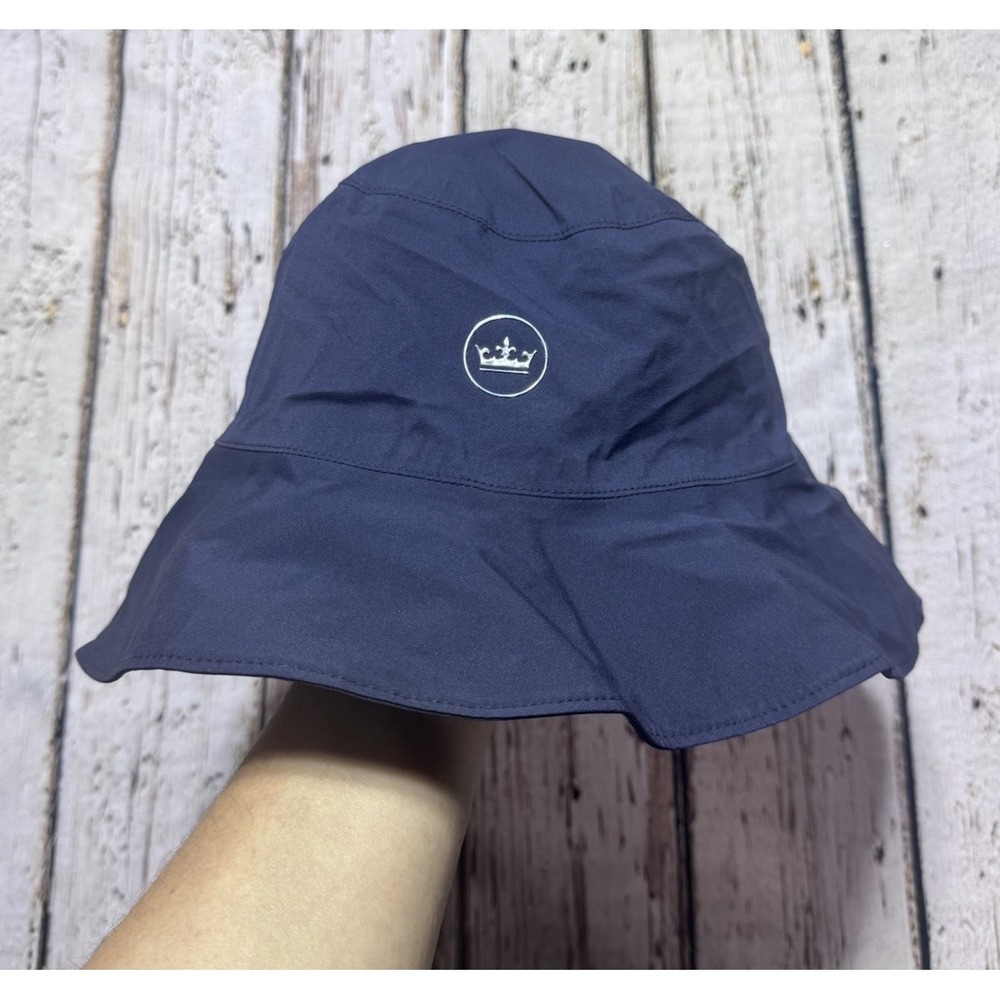 Peter Millar Bucket Sun Hat Sun Adult Navy Crown Crafted Sport Golf Men